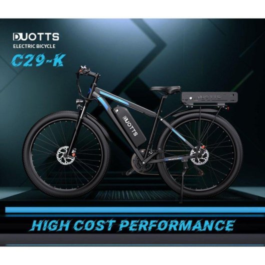 Elektrofahrrad Duotts C29-K 750W Doppelakku 150km Bluetooth