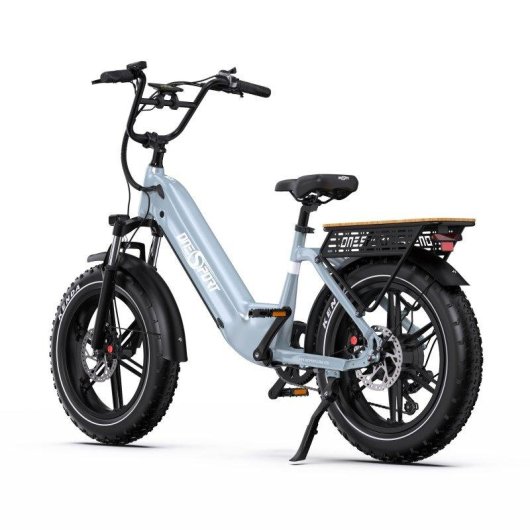 Bicicleta Elétrica OneSport OT08 500W Bateria 48V 18Ah Pneus Fat 20"