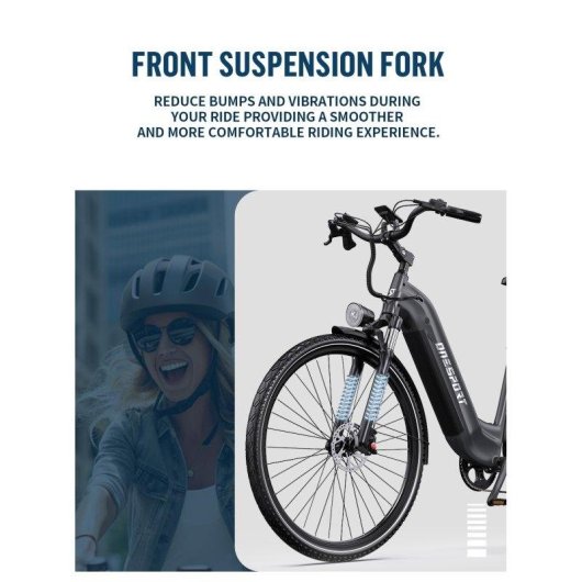 Bicicleta Eléctrica Onesport OT05 Pro Motor 250W Batería 36V 22,5Ah Todoterreno