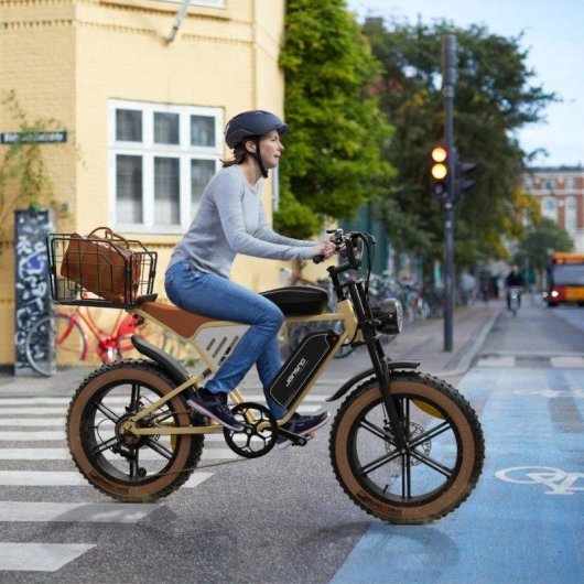 Bicicletta elettrica Jansno X70 750W 40 km/h 120 km 48V 37Ah 20" Fuoristrada