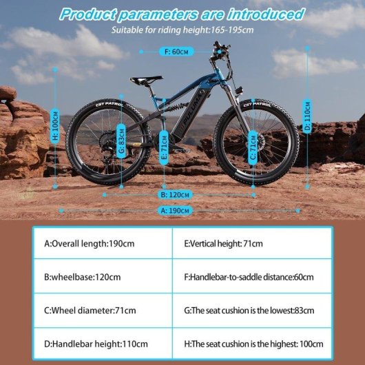 Puluma PH001 Elektro Mountainbike 500W 48V 20Ah 27,5 Zoll