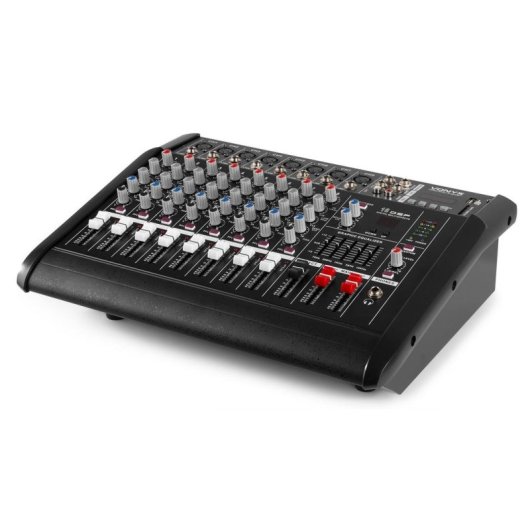 Mezclador Vonyx AM8A 8 Canales 1000 W Amplificador Integrado Bluetooth