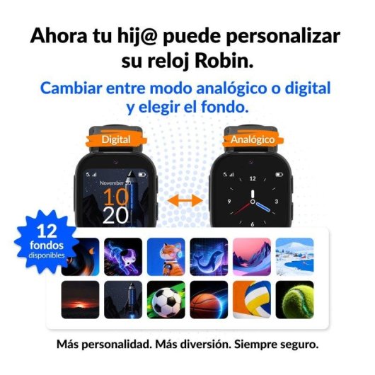 Robin Generation K3 GPS Preto SIM Chamadas para criancas