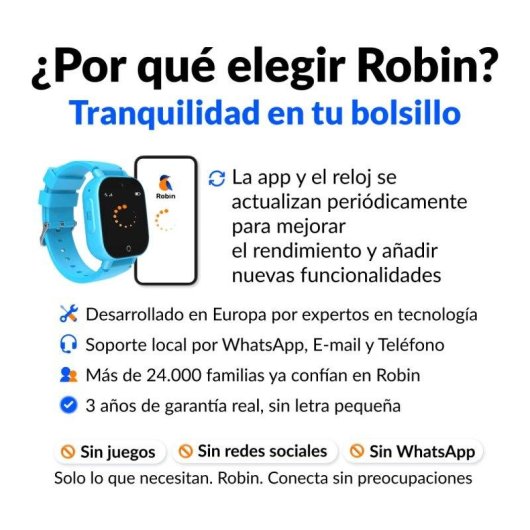 Robin K3 GPS Azul com SIM pre-ativado