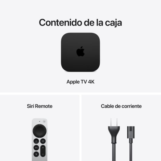Reproductor multimedia Apple TV 4K Chip A19 Wi-Fi 7 128 GB