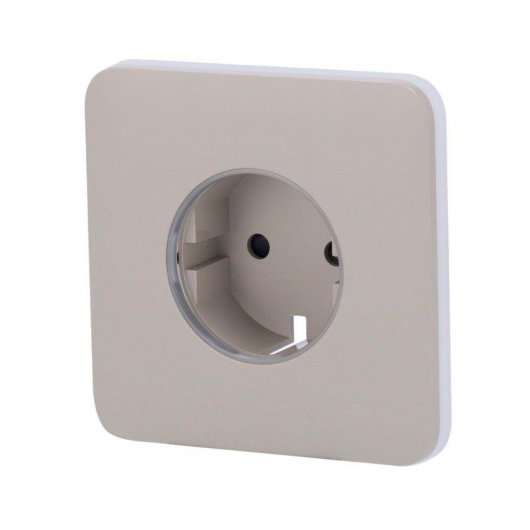 Tapa frontal Ajax SoloCover para enchufe inteligente, oliva