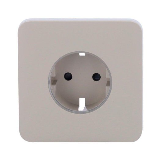 Tapa frontal Ajax SoloCover para enchufe inteligente, oliva