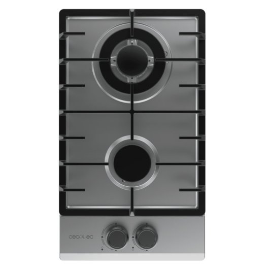 Piastra a gas Bolero GN 2200F 2 fuochi Acciaio Inox