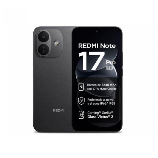 Xiaomi REDMI Note 17 Pro 5G 8GB 256GB 6.83" Nero