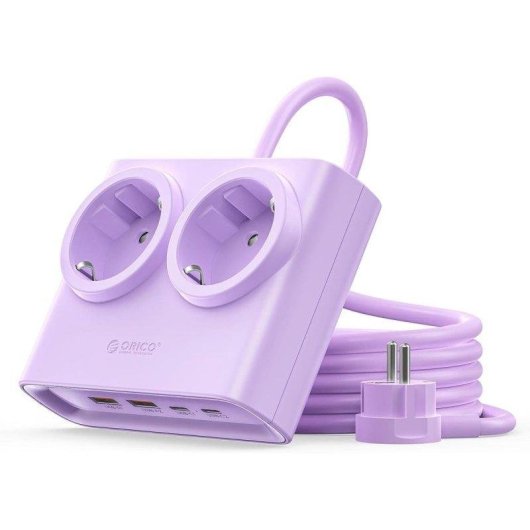 Multiprise ORICO PDC 2 prises 4 USB GaN 15 W 1,6 m