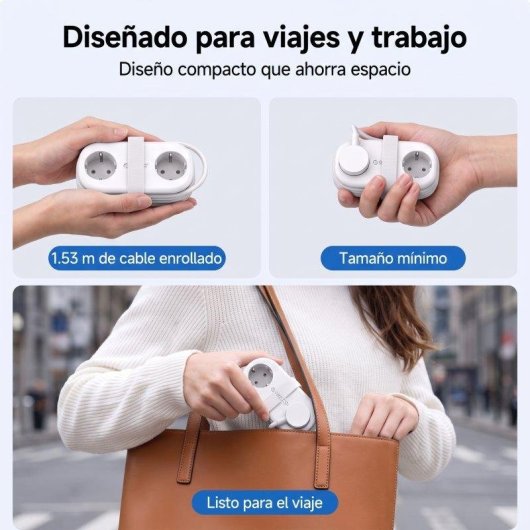 Regua Orico AP3 2 tomadas 2 USB-A USB-C 20 W