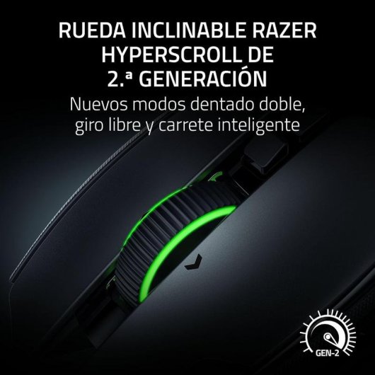 Ratón Razer Basilisk V4 Pro inalámbrico 50000 DPI negro RGB 14 botones