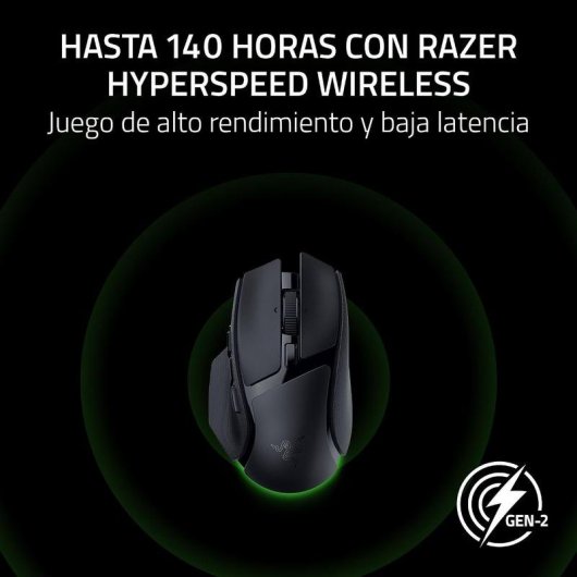 Rato Razer Basilisk V4 HyperSpeed Bluetooth RF USB 33000 DPI Preto RGB 12 Botões