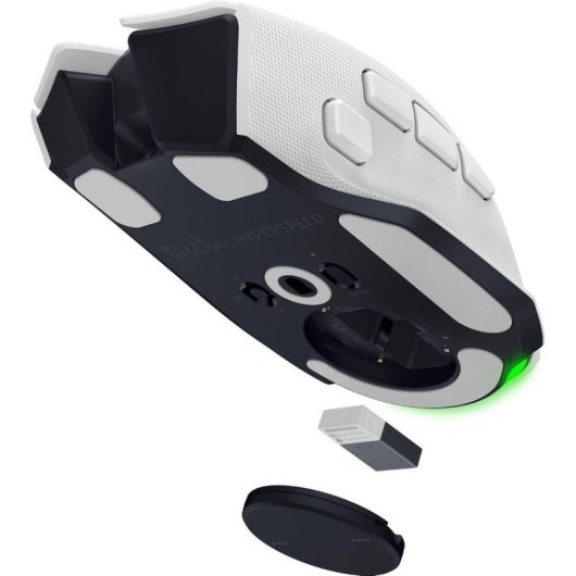 Souris Razer Basilisk V4 HyperSpeed Bluetooth RF 33000 DPI Blanc 12 Boutons