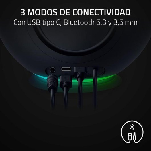 Altavoces de sobremesa Razer Mako X USB-C y Bluetooth 30 W con RGB y 7.1