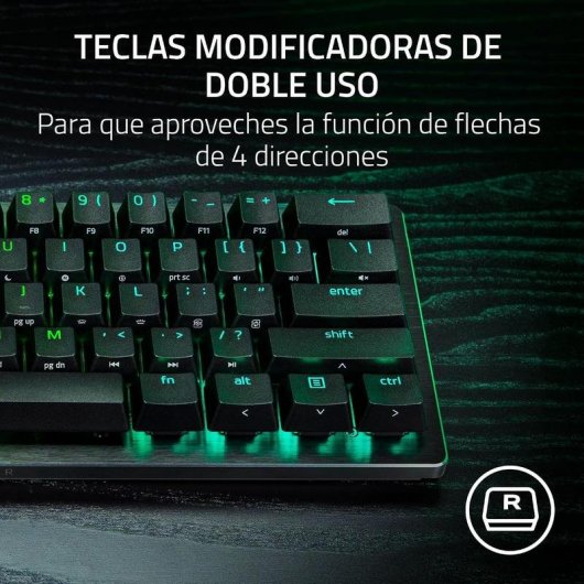 Teclado Razer Huntsman V3 Pro Mini 8KHz Gaming Óptico RGB Inglés US