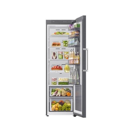Frigorífico Uma Porta Samsung RR70H39FETEF No Frost 186cm 387L E Prata WiFi IA