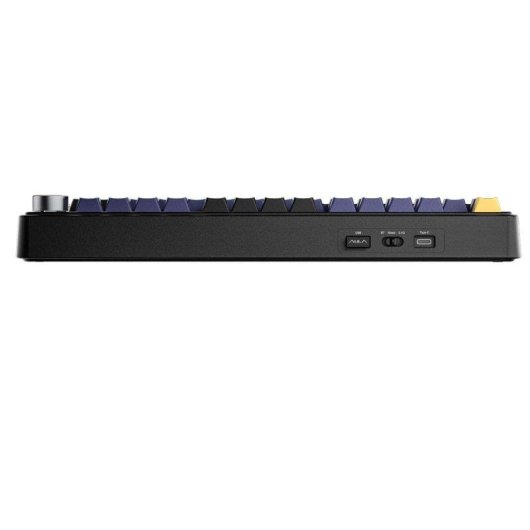 Clavier Aula F75 Magnétique Compact 75% Tri-mode RGB PBT Thunder Black