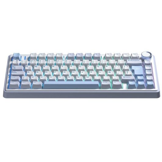 Teclado Aula F75 Magnético Compacto 75% Tri-modo Bluetooth RGB Hot-Swap