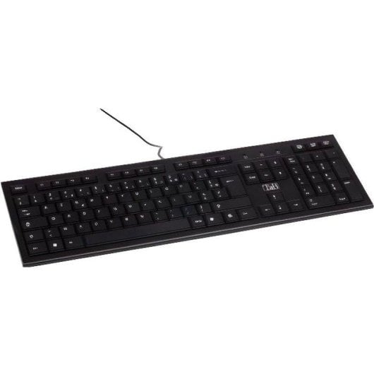 Teclado T'nB Streamline Slim de Membrana 100% Negro French