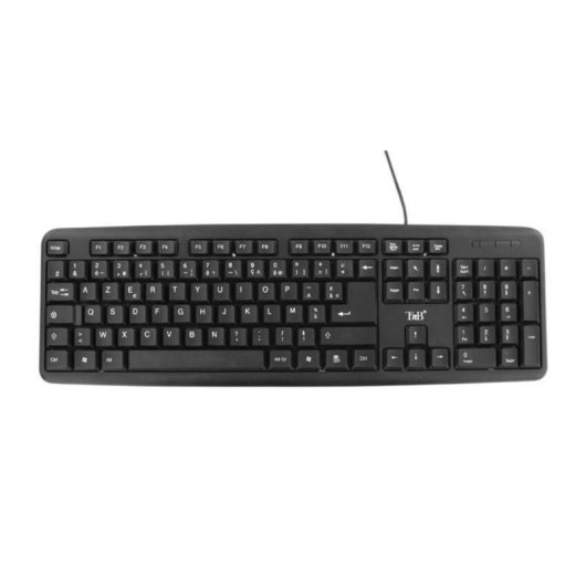 Teclado T'nB Streamline Slim de Membrana 100% Negro French