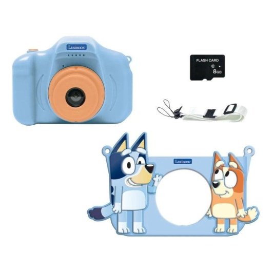 Fotocamera Compatta Lexibook Bluey 40MP USB-C Blu