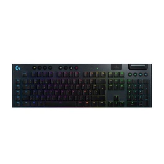 Tastatur Logitech G915 Lightspeed Gaming Kabellos GL Tactile AZERTY Schwarz