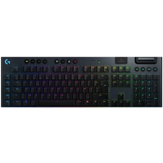Tastatur Logitech G915 Lightspeed Gaming Kabellos GL Tactile AZERTY Schwarz