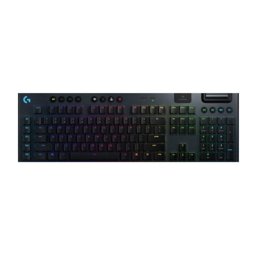 Tastatur Logitech G915 Lightspeed Gaming Kabellos GL Tactile AZERTY Schwarz