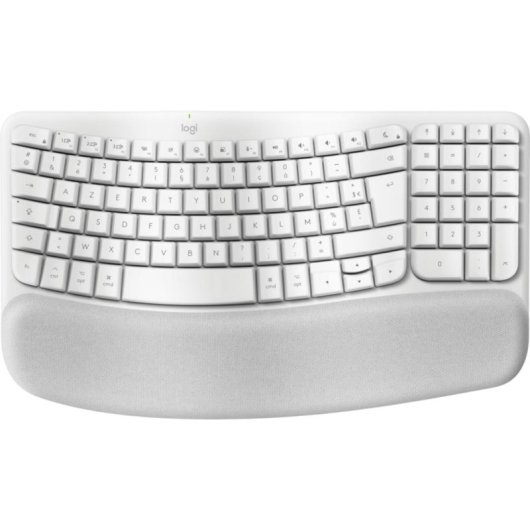 Teclado Logitech Wave Keys for Mac de Membrana Bluetooth Francés
