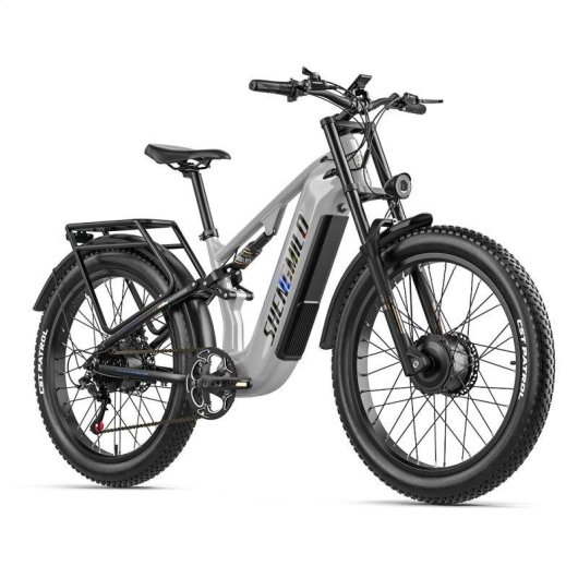 Bicicleta Eléctrica Todoterreno Shengmilo S600 PRO 2x1000W 48V 25Ah 26"