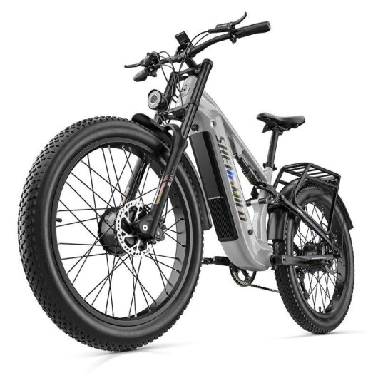 Bicicleta Eléctrica Todoterreno Shengmilo S600 PRO 2x1000W 48V 25Ah 26"