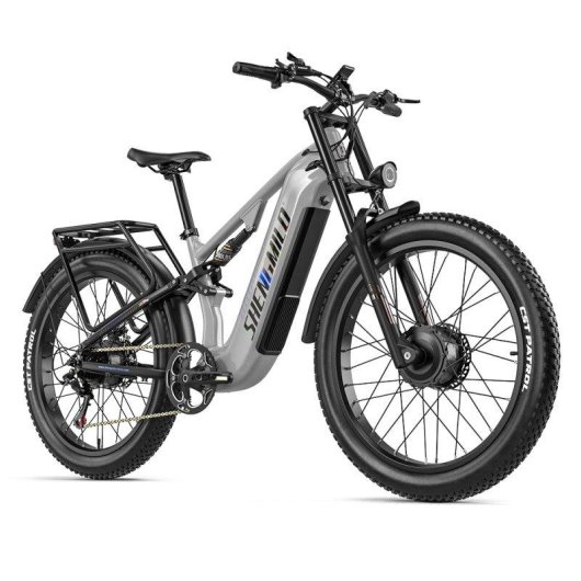 Velo electrique Shengmilo S600 PRO 2x1000W 48V 26 pouces Fat