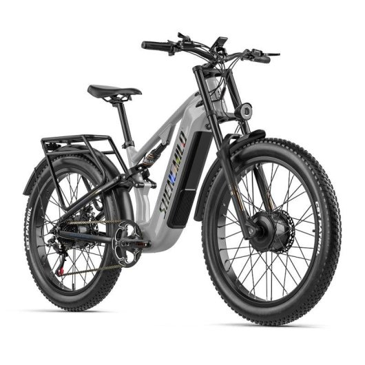 Vélo électrique Shengmilo S600 Pro double moteur 2x1000W batterie 48V 25Ah 26"