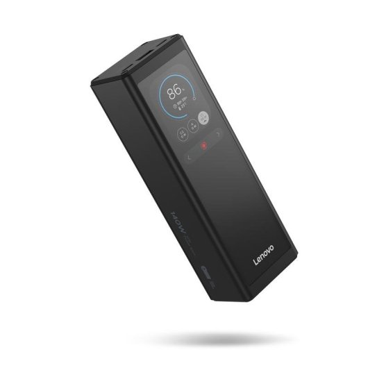 Power Bank Lenovo Smart Laptop 20000 mAh 140 W Apta para avión Negro