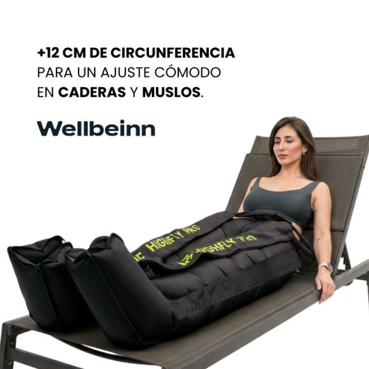 Extensor de Cadera Wellbeinn para Botas de Presoterapia Highfly Pro, Tallas Grandes, Pack 2 Unidades