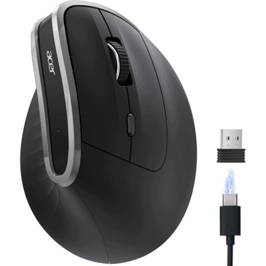 Ratón Acer AMR020 sans fil 2,4 GHz 1600 DPI vertical 6 boutons