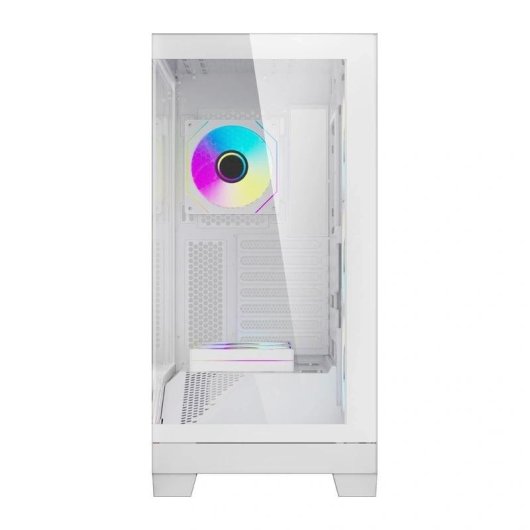 Boitier PC DarkFlash K430 Blanc ATX avec 6 ventilateurs