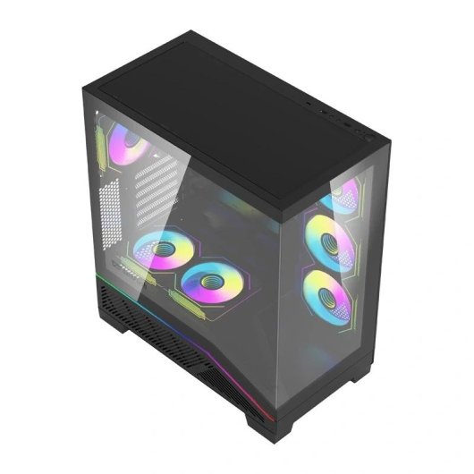 PC-Gehäuse DarkFlash K430 6 Ventilatoren Schwarz ATX