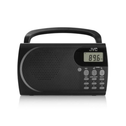 Radio JVC RA-E431B Reveil 10 Stations Noir