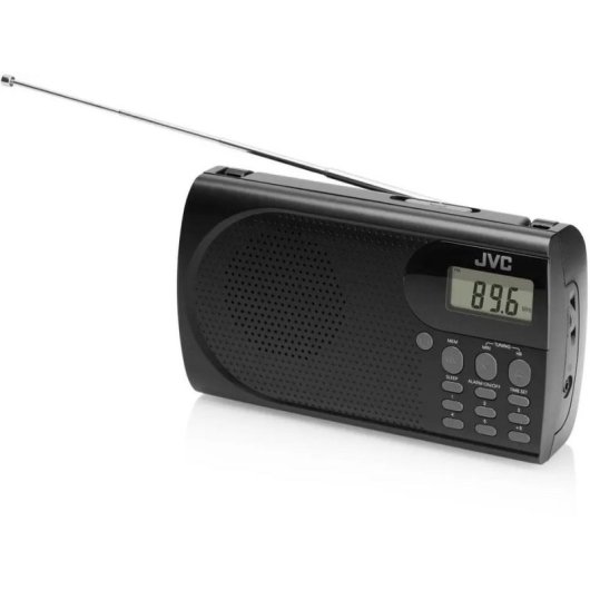 Radio JVC RA-E431B Reveil 10 Stations Noir