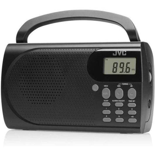 Radio JVC RA-E431B Reveil 10 Stations Noir