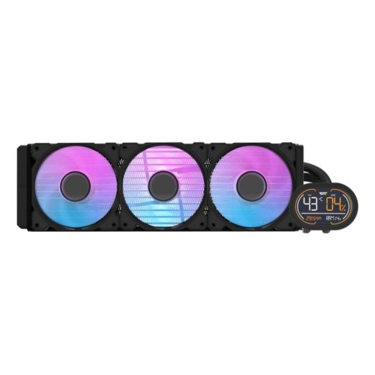 Vloeistofkoeling Darkflash DH360D v2 360 mm 3 Ventilatoren ARGB Display