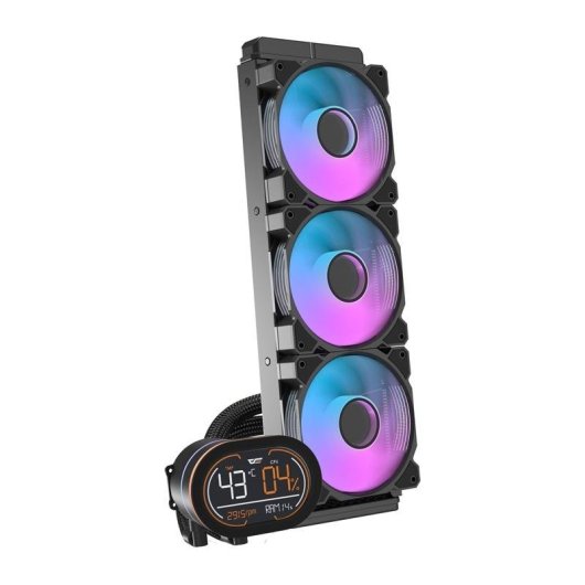 Vloeistofkoeling Darkflash DH360D v2 360 mm 3 Ventilatoren ARGB Display