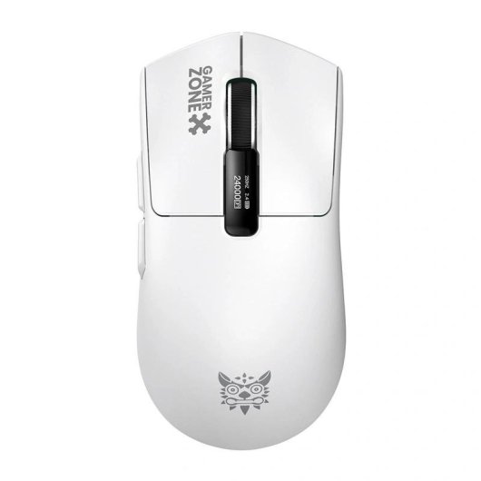 Muis Onikuma DM10 Draadloos 24000 DPI Wit Display RGB Dock