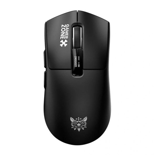 Ratón ONIKUMA DM10 inalámbrico 24.000 DPI negro con pantalla y base RGB