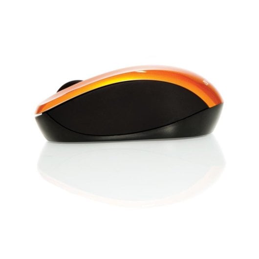 Souris Verbatim Go Nano sans fil RF 2,4 GHz 1600 DPI orange ambidextre