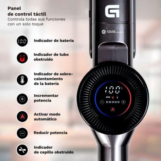 Aspirador sem Fio Grunkel Asp-na28 350W 28 kPa 45 min Filtro HEPA