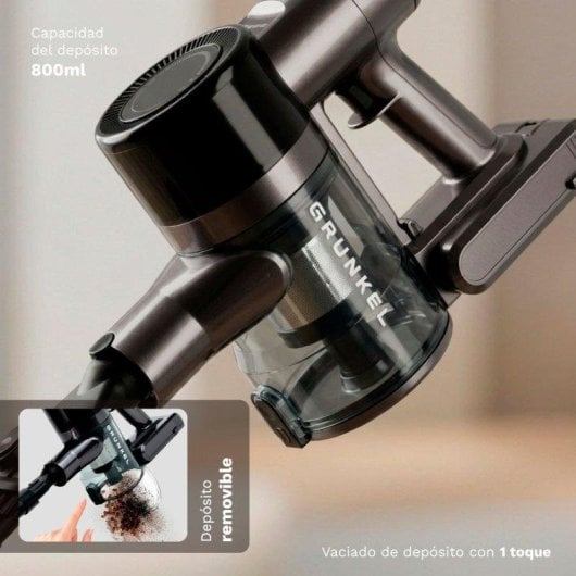 Aspirador sem Fio Grunkel Asp-na28 350W 28 kPa 45 min Filtro HEPA