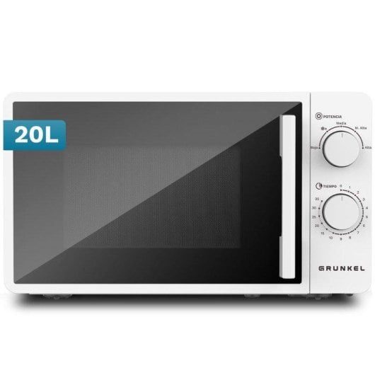 Microondas Grunkel MW-20FLAT 20L 700W Base Plate Sans Plateau Tournant